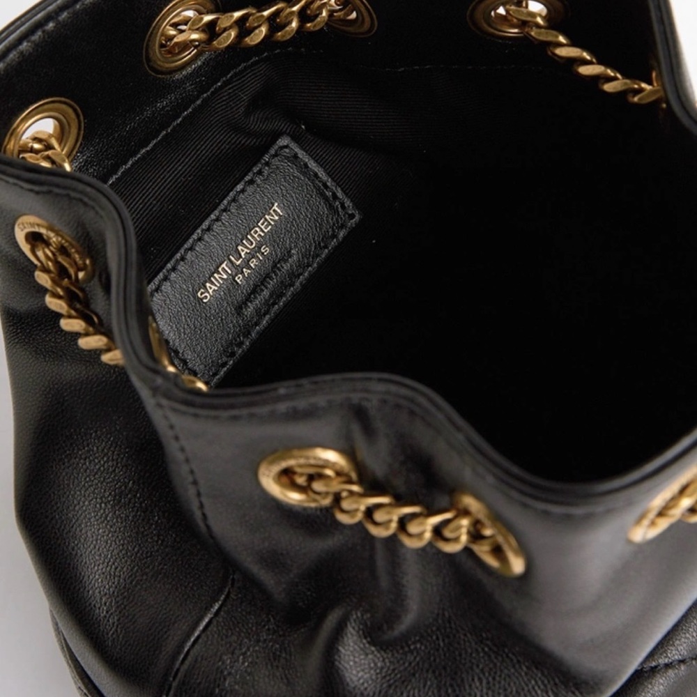 Saint Laurent Black Quilted Crossbody Bag - Picture 3 of 16